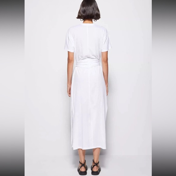 JONATHAN SIMKHAI STANDARD Sara T-Shirt Dress White Casual sz S - Picture 3 of 5